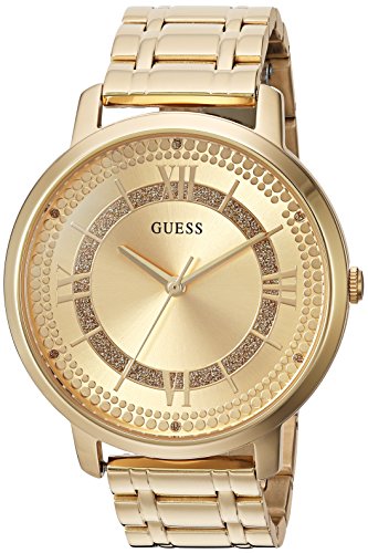  Shop Authentic Guess Montauk Gold Dial Gold Steel Strap Watch for Women - W0933L2 - Luxxuri
