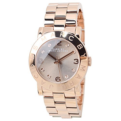  Shop Authentic Marc Jacobs Amy Glitz Brown Dial Rose Gold Steel Strap Watch for Women - MBM3221 - Luxxuri