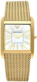  Shop Authentic Emporio Armani Mother of Pearl Dial Gold Mesh Bracelet Watch For Men - AR2016 - Luxxuri