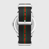  Shop Authentic Gucci G Timeless Analog Quartz Black Dial Black NATO Strap Watch For Men - YA126321 - Luxxuri