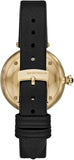  Shop Authentic Emporio Armani Arianna Analog Silver Dial Black Leather Strap Watch For Women - AR11200 - Luxxuri