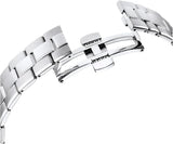  Shop Authentic Swarovski Octea Lux Sport Chronograph Black Dial Silver Steel Strap Watch for Women - 5610520 - Luxxuri