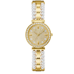  Shop Authentic Guess Gala Diamonds Gold Dial Two Tone Steel Strap Watch for Women - GW0531L2 - Luxxuri