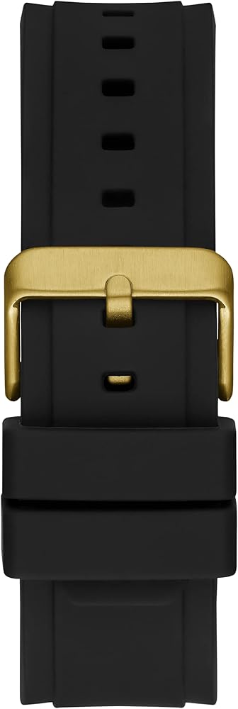  Shop Authentic Guess Matrix Multifunction Gold Dial Black Rubber Strap Watch For Men - GW0423G2 - Luxxuri
