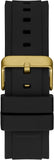  Shop Authentic Guess Matrix Multifunction Gold Dial Black Rubber Strap Watch For Men - GW0423G2 - Luxxuri