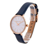  Shop Authentic Michael Kors Pyper Analog White Dial Black Leather Strap Watch For Women - MK2804 - Luxxuri