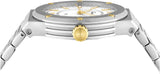  Shop Authentic Salvatore Ferragamo F-80 Classic Silver Dial Silver Steel Strap Watch for Men - SFHY02922 - Luxxuri