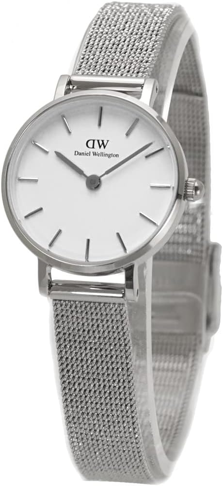  Shop Authentic Daniel Wellington Classic Petite Sterling White Dial Silver Mesh Bracelet Watch for Women - DW00100442 - Luxxuri