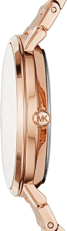  Shop Authentic Michael Kors Jaryn Quartz Rose Gold Dial Rose Gold Steel Strap Watch For Women - MK3501 - Luxxuri