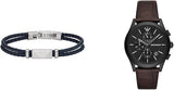  Shop Authentic Emporio Armani Paolo Chronograph Black Dial Brown Leather Strap Watch For Men - AR11549 - Luxxuri