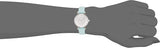  Shop Authentic Emporio Armani Gianni T Bar Analog Crystals Silver Dial Blue Leather Strap Watch For Women - AR11443 - Luxxuri
