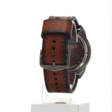  Shop Authentic Fossil Bronson Chronograph Grey Dial Brown Leather Strap Watch for Men - FS5855 - Luxxuri