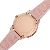  Shop Authentic Michael Kors Runway Three Hand Crystal Pave Dial Pink Rubber Strap Watch For Women - MK6854 - Luxxuri