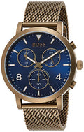  Shop Authentic Hugo Boss Spirit Blue Dial Grey Mesh Bracelet Watch for Men - 1513693 - Luxxuri