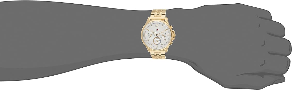  Shop Authentic Tommy Hilfiger Harper Chronograph White Dial Gold Steel Strap Watch For Women - 1782223 - Luxxuri