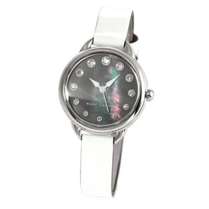  Shop Authentic Marc Jacobs Betty Mother of Pearl Black Dial White Leather Strap Watch for Women - MJ1512 - Luxxuri