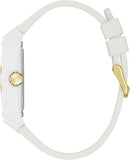  Shop Authentic Guess Phoenix Analog Gold Dial White Silicone Strap Watch For Men - GW0499G5 - Luxxuri