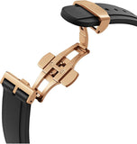  Shop Authentic Daniel Wellington Iconic Motion Black Dial Rubber Strap Watch For Women - DW00100426 - Luxxuri