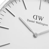  Shop Authentic Daniel Wellington Classic Cornwall White Dial Black Nylon Strap Watch For Men - DW00100258 - Luxxuri