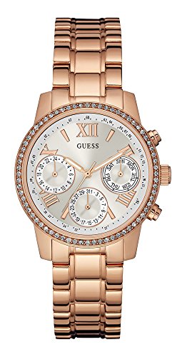 Shop Authentic Guess Mini Surprise Analog Silver Dial Rose Gold Steel Strap Watch For Women - W0623L2 - Luxxuri