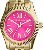  Shop Authentic Michael Kors Lexington Quartz Pink Dial Gold Steel Strap Watch For Women - MK3270 - Luxxuri