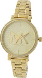  Shop Authentic Michael Kors Sofie Quartz Gold Dial Gold Steel Strap Watch For Women - MK4334 - Luxxuri