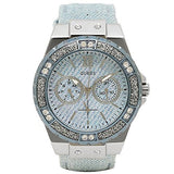  Shop Authentic Guess Limelight Quartz Blue Dial Blue Leather Strap Watch For Men - W0775l1 - Luxxuri