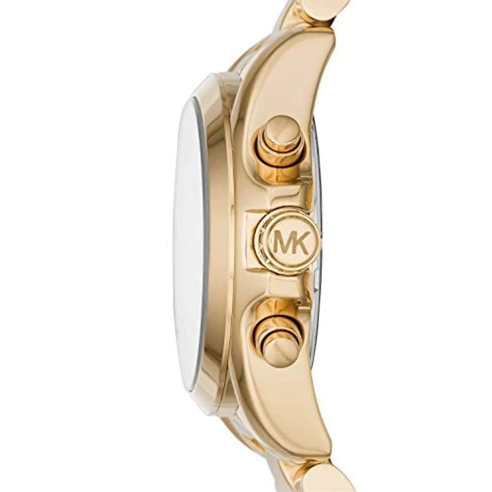 Michael Kors Lexington Quartz Gold Dial Gold Steel Strap Watch For Women - MK6267