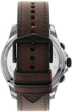  Shop Authentic Fossil Dillinger Chronograph White Dial Brown Leather Strap Watch for Men - FS5674 - Luxxuri