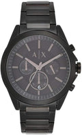  Shop Authentic Armani Exchange Drexler Chronograph Black Dial Black Steel Strap Watch For Men - AX2601 - Luxxuri