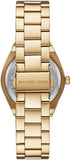  Shop Authentic Michael Kors Lennox Three-Hand Gold Dial Gold Steel Strap Watch for Women - MK7500 - Luxxuri