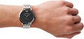 Emporio Armani Classic Quartz Black Dial Silver Steel Strap Watch For Men - AR11161