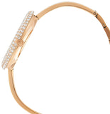  Shop Authentic Swarovski Crystal Rose Silver Dial Rose Gold Steel Strap Watch for Women - 5484073 - Luxxuri