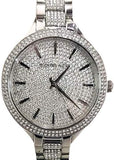  Shop Authentic Michael Kors Runway Crystals Silver Dial Silver Steel Strap Watch for Women - MK3822 - Luxxuri
