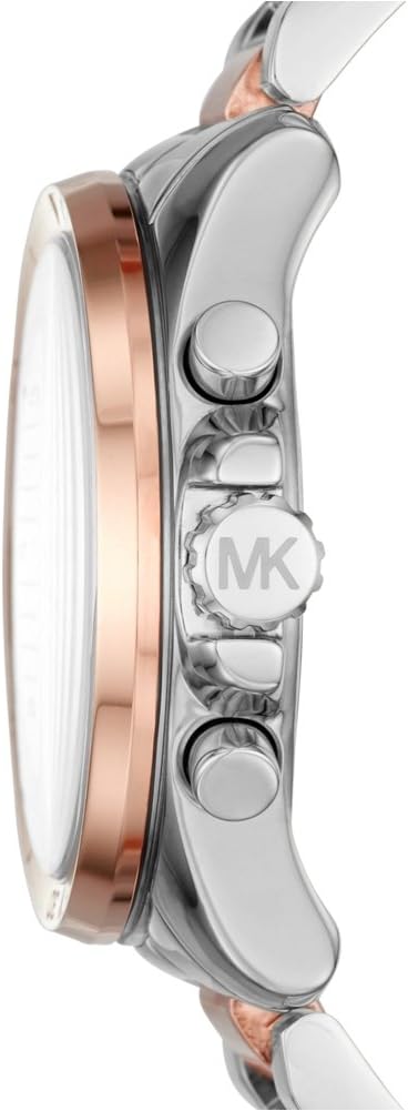  Shop Authentic Michael Kors Brecken Chronograph White Dial Two Tone Steel Strap Watch For Women - MK6368 - Luxxuri