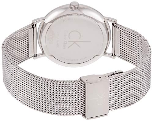  Shop Authentic Calvin Klein Surround Silver Dial Silver Mesh Bracelet Watch for Men - K3W21126 - Luxxuri