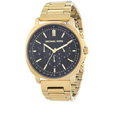  Shop Authentic Michael Kors Sullivan Quartz Black Dial Gold Steel Strap Watch For Men - MK8969 - Luxxuri