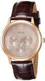  Shop Authentic Guess Wafer Quartz Beige Dial Brown Leather Strap Watch For Men - W0496G1 - Luxxuri