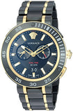  Shop Authentic Versace V Extreme Pro Two Tone Dial Stainless Steel Strap Watch for Men - VCN040017 - Luxxuri