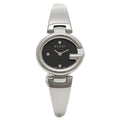  Shop Authentic Gucci Guccisima Quartz Black Dial Silver Steel Strap Watch For Women - YA134501 - Luxxuri