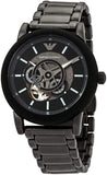  Shop Authentic Emporio Armani Meccanico Automatic Black Dial Black Steel Strap Watch For Men - AR60010 - Luxxuri