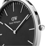  Shop Authentic Daniel Wellington Classic Cornwall Quartz Black Dial Black Nylon Strap Watch For Women - DW00100151 - Luxxuri