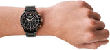  Shop Authentic Emporio Armani Mario Ceramic Chronograph Black Dial Black Steel Strap Watch For Men - AR70002 - Luxxuri