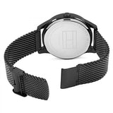  Shop Authentic Tommy Hilfiger Damon Quartz Black Dial Black Mesh Bracelet Watch for Men - 1791420 - Luxxuri