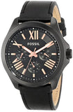  Shop Authentic Fossil Cecile Multifunction Black Dial Black Leather Strap Watch for Men - AM4523 - Luxxuri