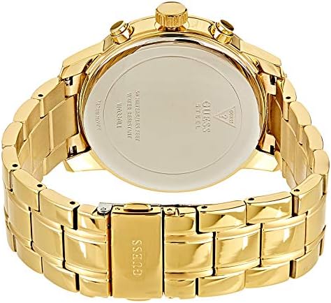  Shop Authentic Guess Sunrise Chronograph Gold Dial Gold Steel Strap Watch For Women - W0330L1 - Luxxuri
