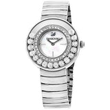  Shop Authentic Swarovski Lovely Crystal Mother of Pearl Dial Silver Steel Strap Watch for Women - 1160307 - Luxxuri