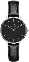  Shop Authentic Daniel Wellington Classic Petite Reading Black Dial Black Leather Strap Watch For Women - DW00100235 - Luxxuri