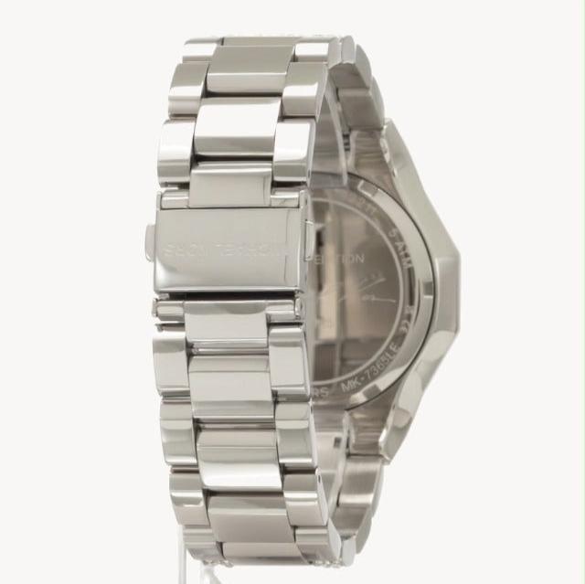  Shop Authentic Michael Kors Raquel Three-Hand Crystals Silver Dial Silver Steel Strap Watch For Women - MK7365LE - Luxxuri