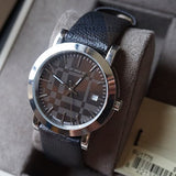  Shop Authentic Burberry Smoked Brown Dial Brown Leather Strap Watch for Women - BU1775 - Luxxuri